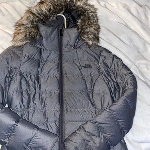Gray size Medium North Face Winter Coat